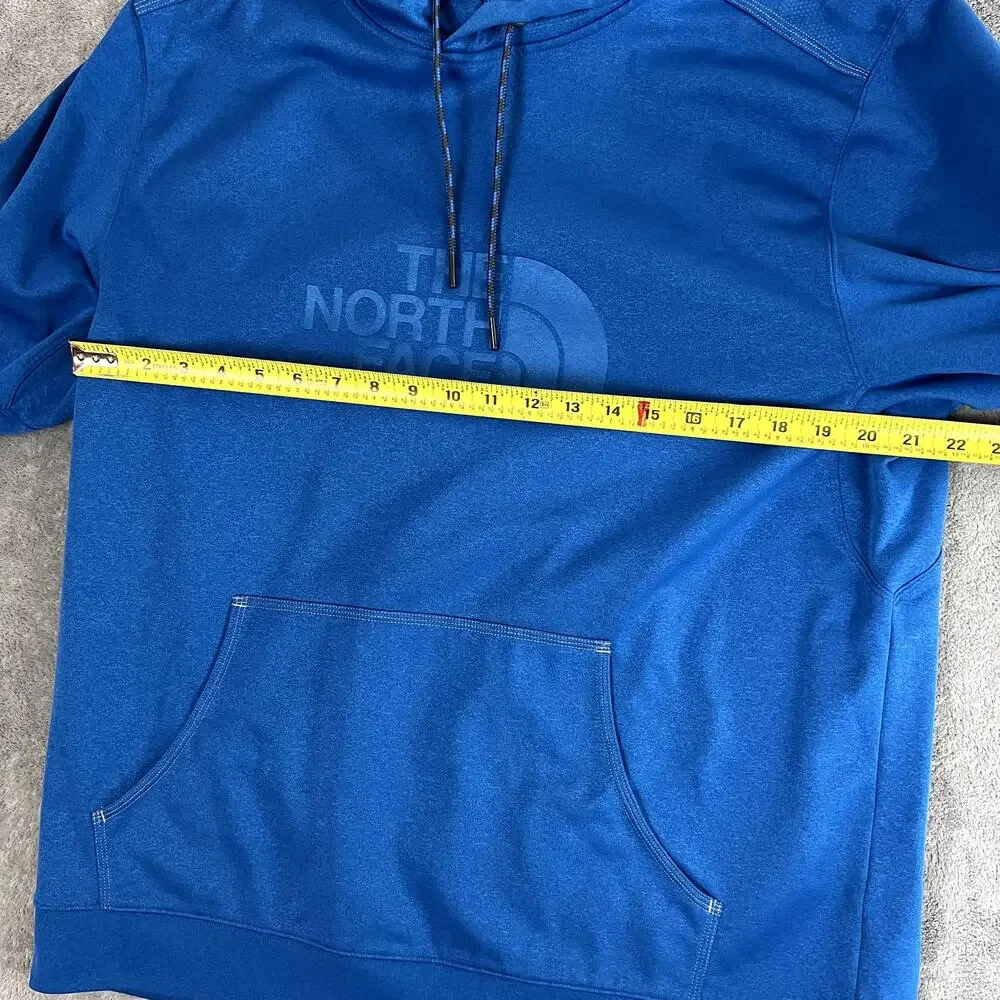 The North Face Ampere Pullover‎ Hoodie Sweatshirt Mens XL Blue Fleece